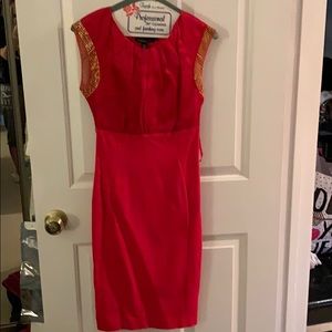 Red Ted Baker dress